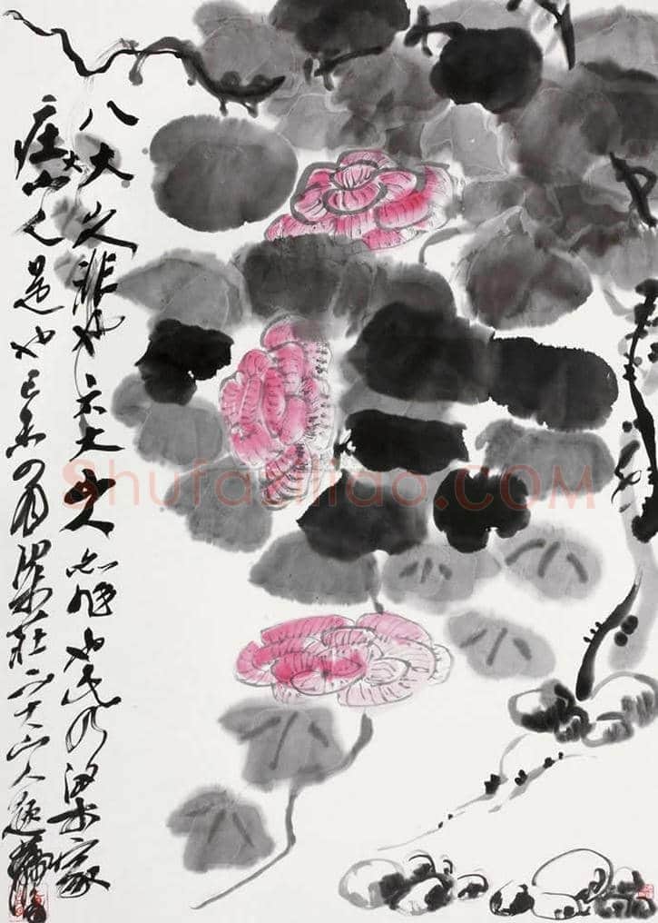 黄胄花卉作品，极少见！ | 书画文摘