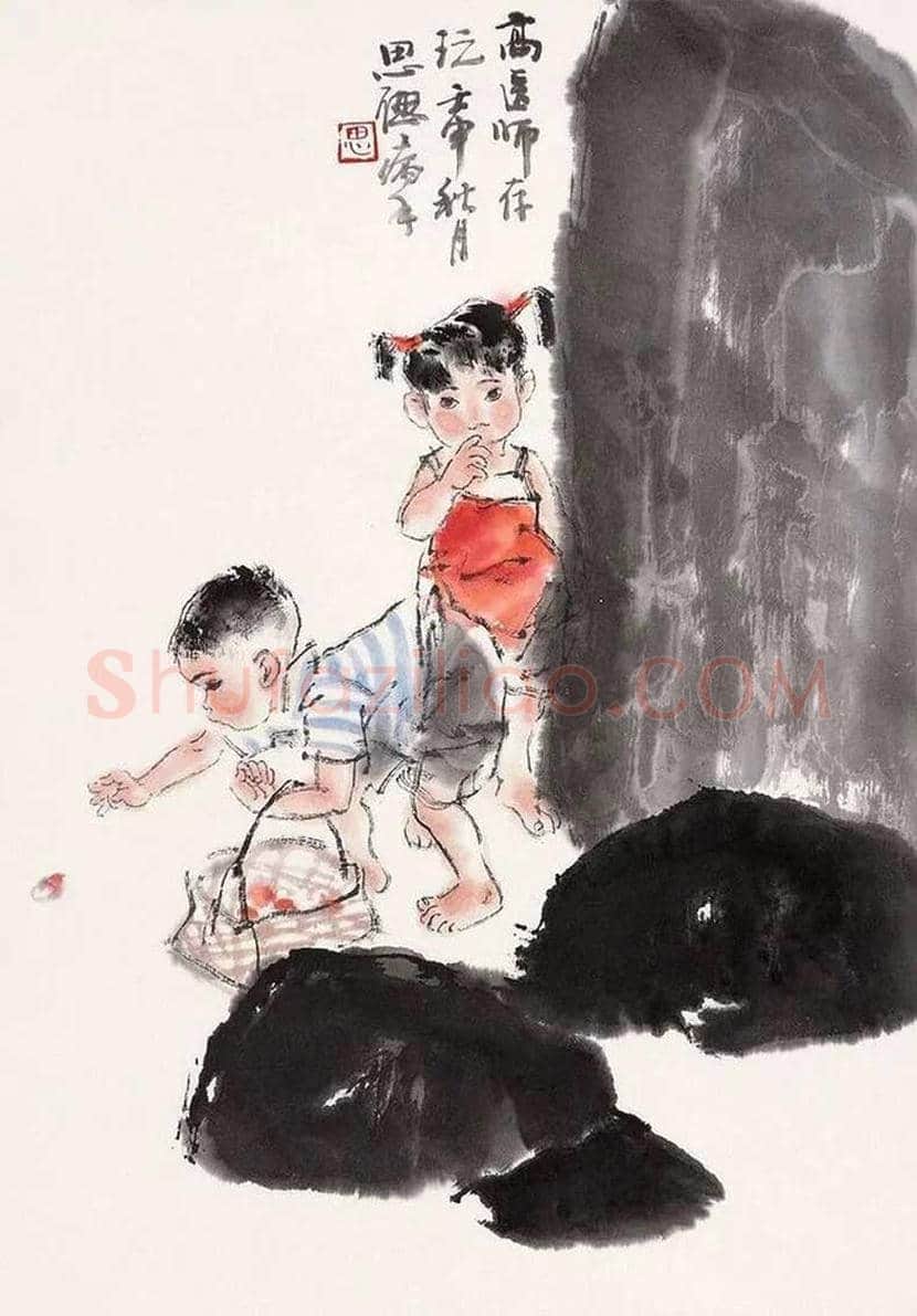 周思聪水墨儿童画欣赏 | 书画学堂