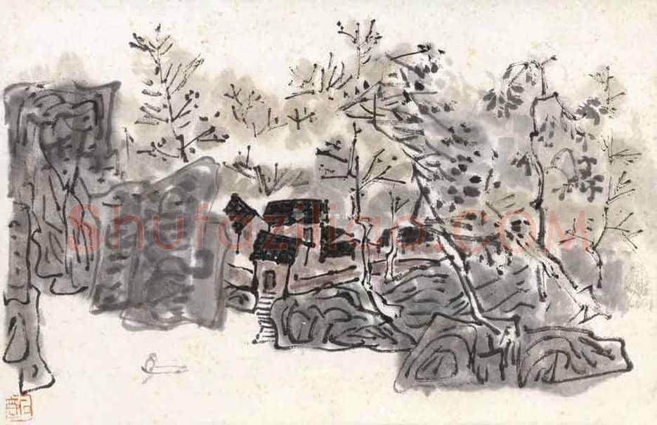 陈子庄山水画作品欣赏 | 书画文摘