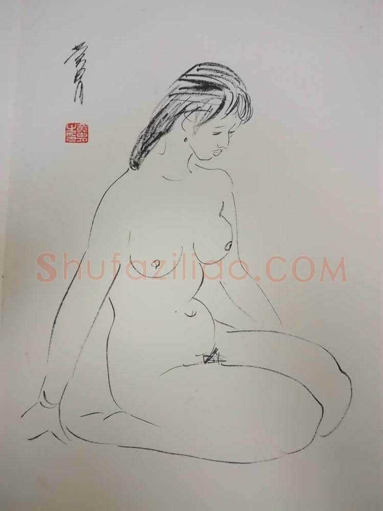 黄胄人物速写册页,出神入化 | 国画赏析