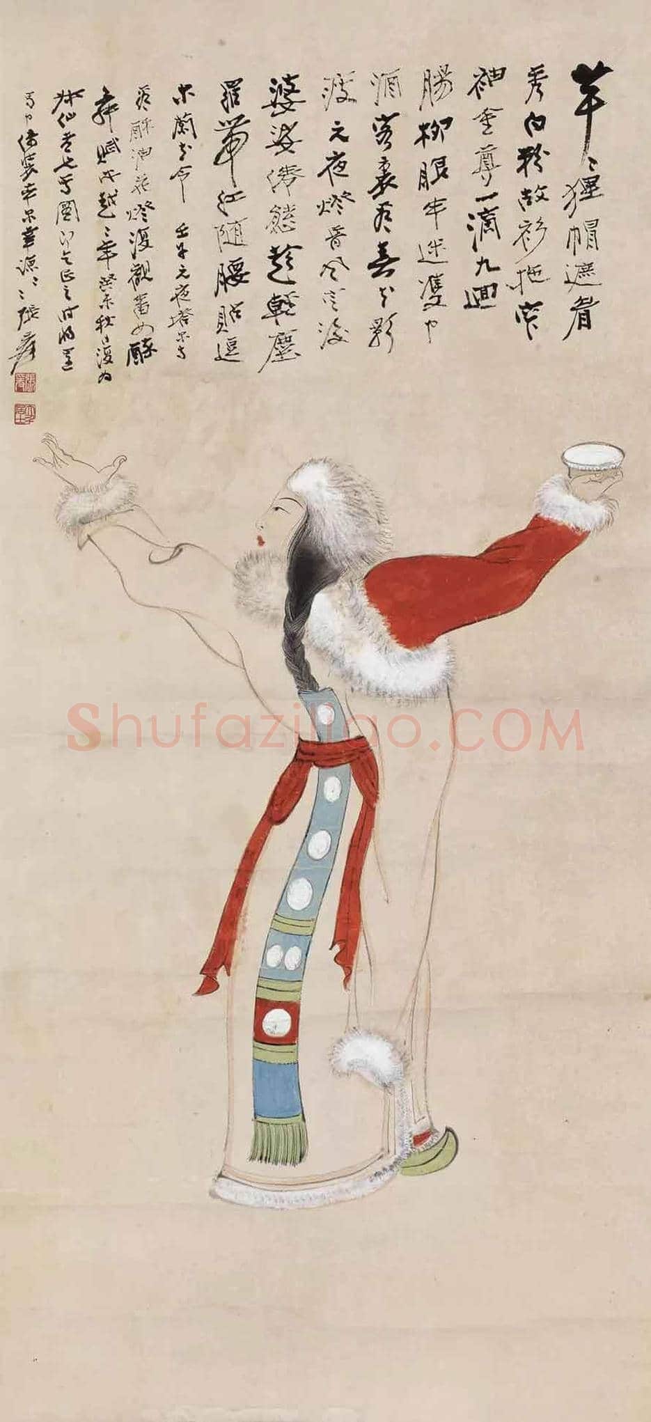 张大千异域风情作品欣赏 | 书画资料