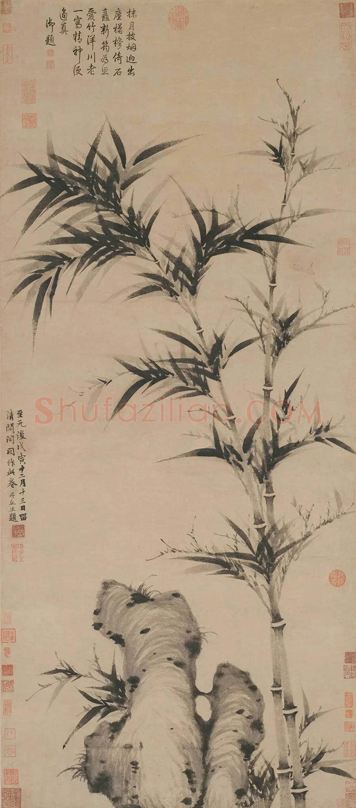 柯九思《清閟阁墨竹图》欣赏 | 书画常识