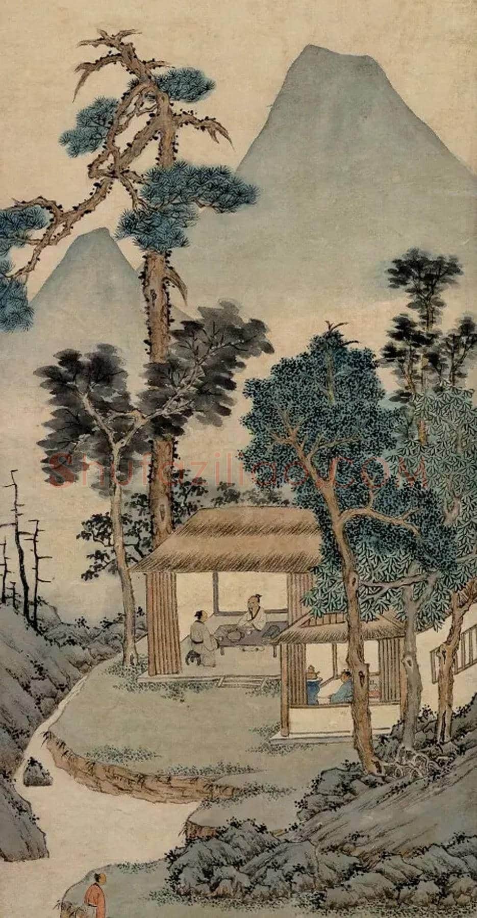 文徵明《品茶图》欣赏 | 书画百科