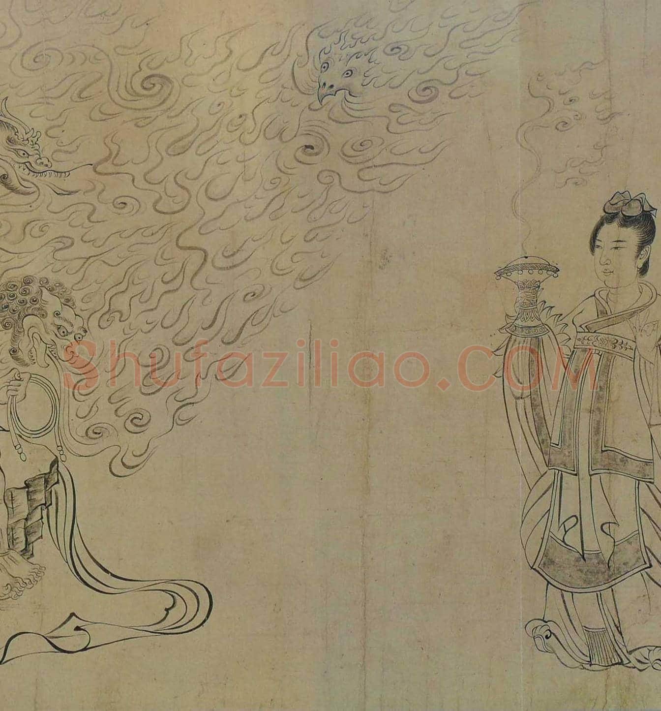 吴道子《天王送子图》欣赏 | 著名国画鉴赏