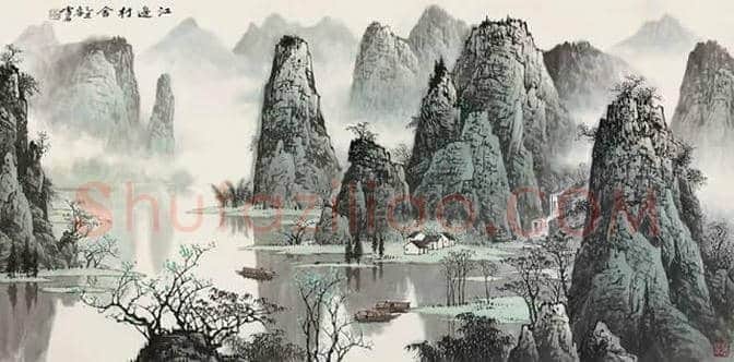 白雪石绘画作品《桂林山水》欣赏(100幅) | 书画文摘