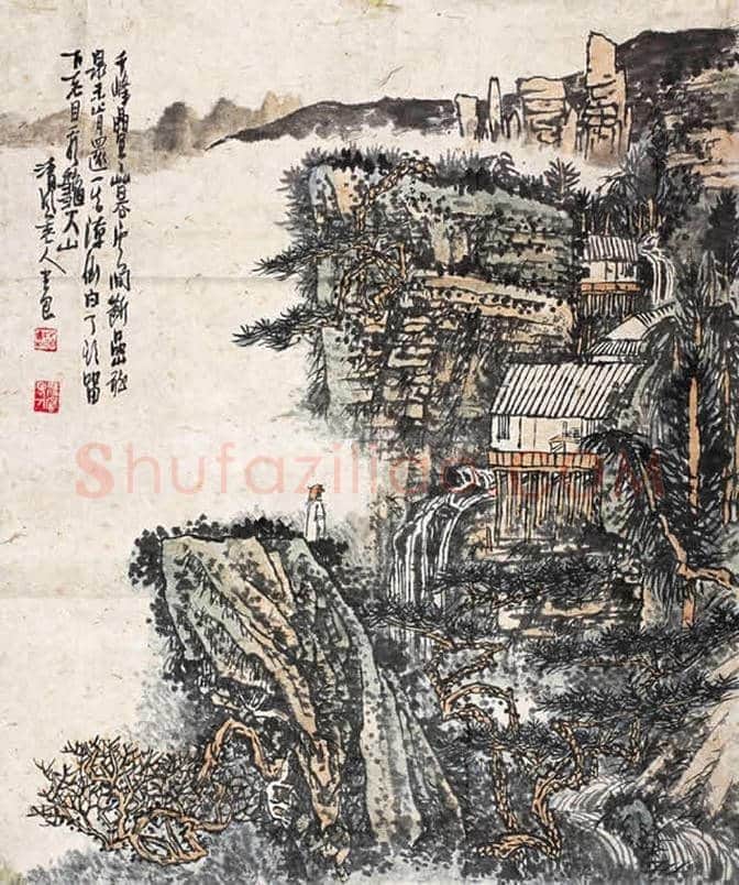绘画奇人黄秋园作品欣赏(100幅) | 书画百科