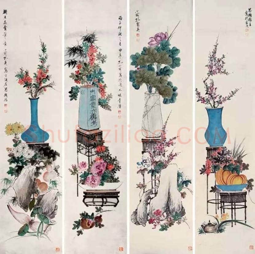 孔小瑜博古画欣赏 | 书画百科