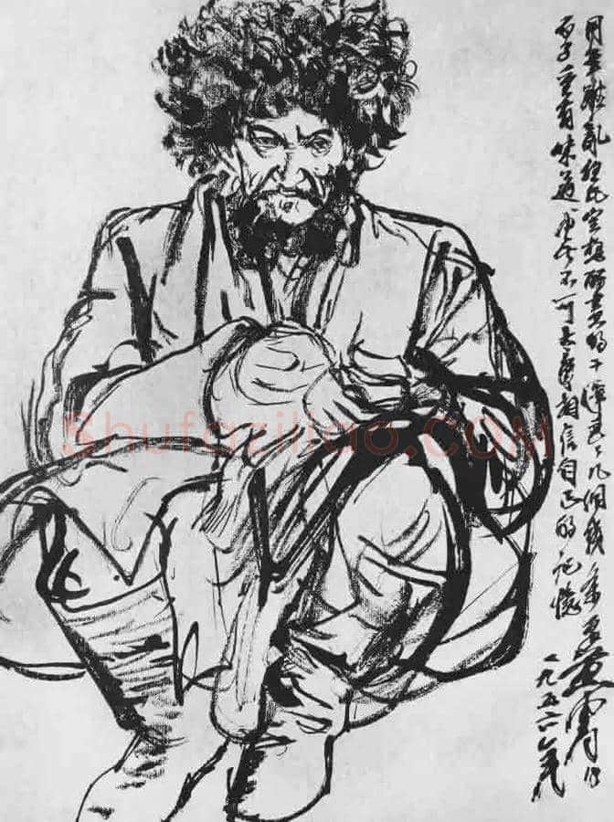 欣赏黄胄速写手稿100张！ | 书画学堂