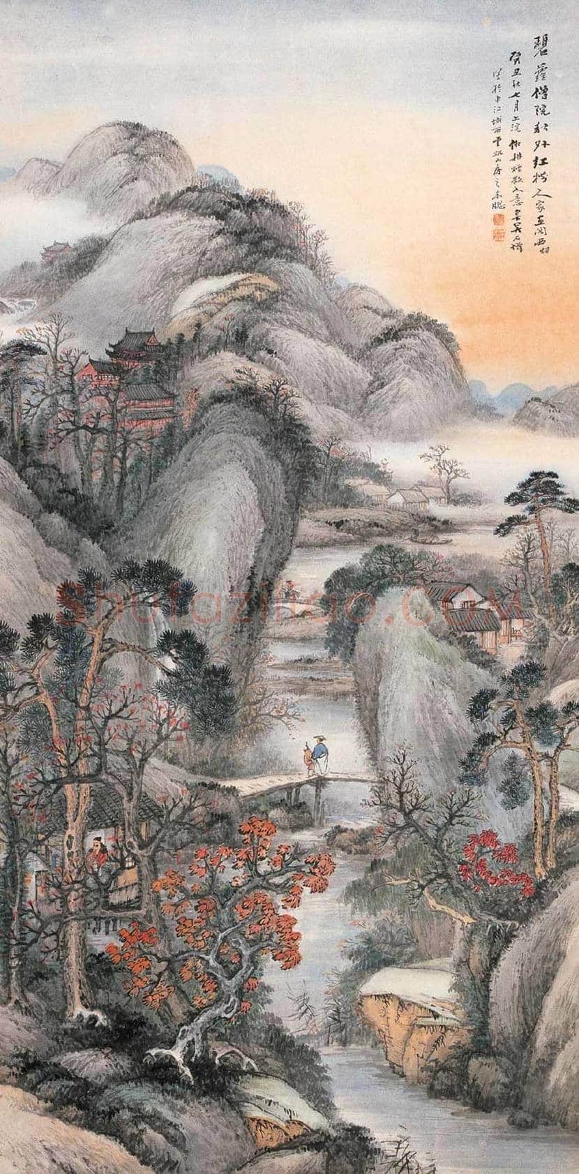 吴石仙山水画欣赏 | 书画科普