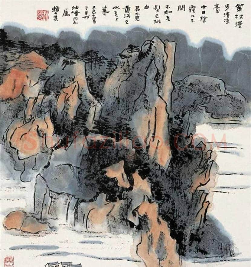 赖少其山水画作品欣赏 | 书画常识