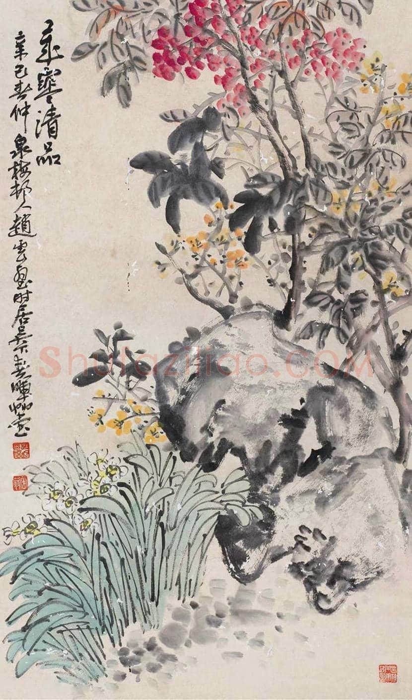 赵云壑花鸟画欣赏 | 书画资料