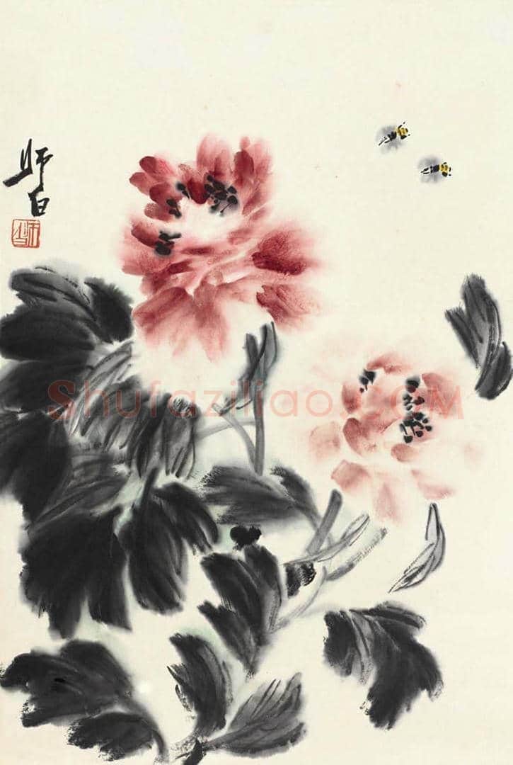 娄师白牡丹作品欣赏 | 书画学堂