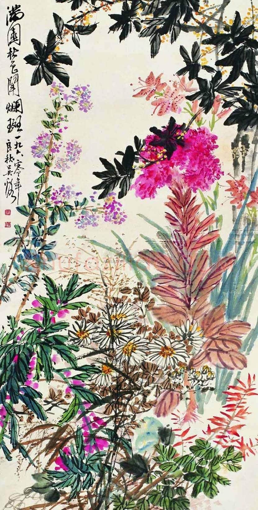 吴茀之花鸟画作品欣赏 | 书画常识