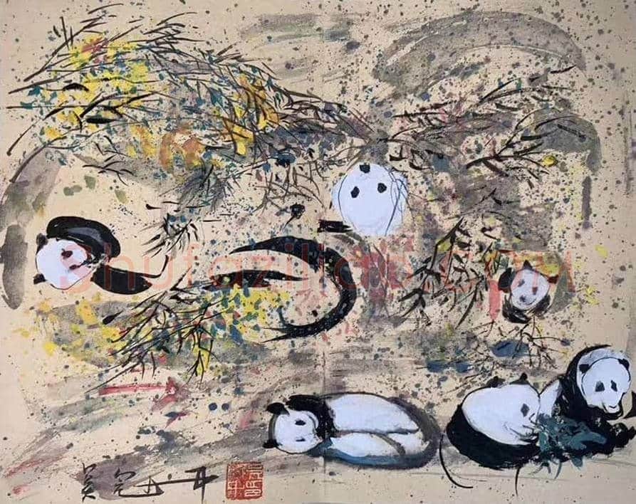 吴冠中精品《春景册页》,至尊罕见! | 国画作品