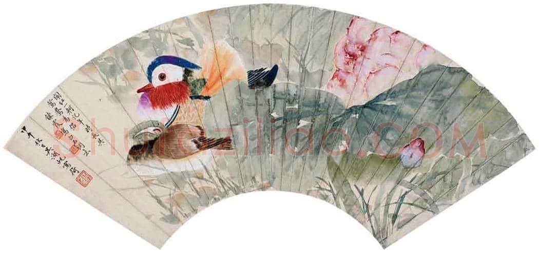 吴湖帆山水扇面作品《溪居清旷》,咫尺之中有乾坤 | 国画作品