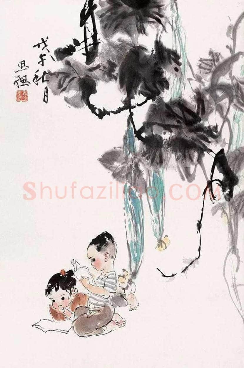 周思聪水墨儿童画欣赏 | 书画学堂