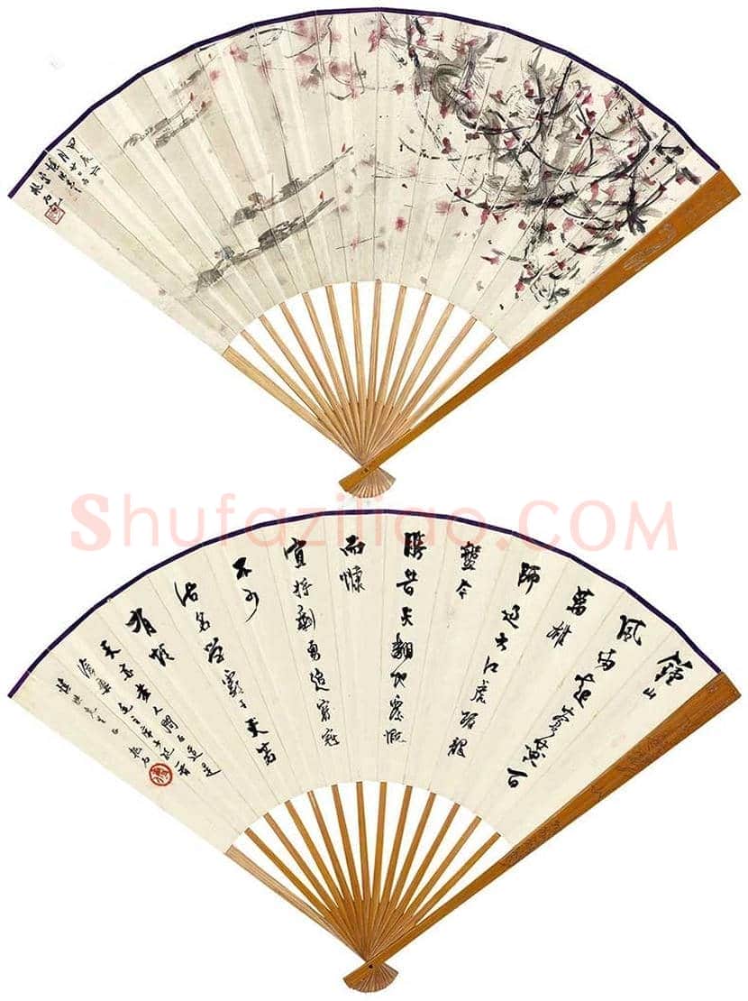 傅抱石扇面欣赏及拍卖 | 书画百科