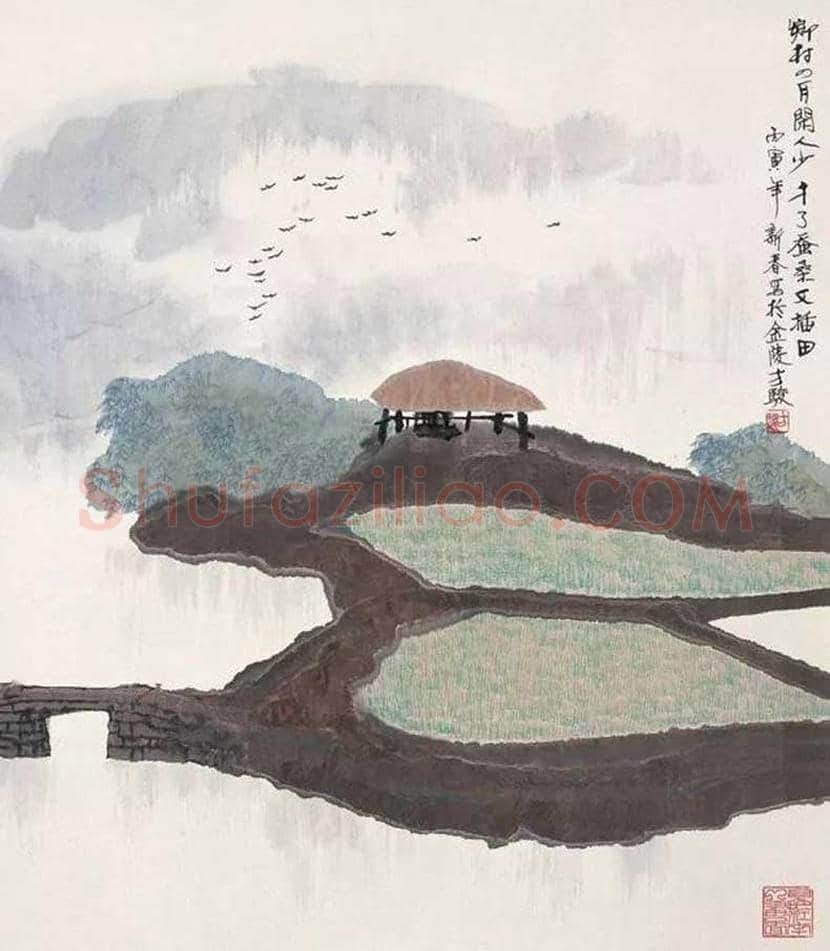 方骏山水画作品欣赏 | 书画常识
