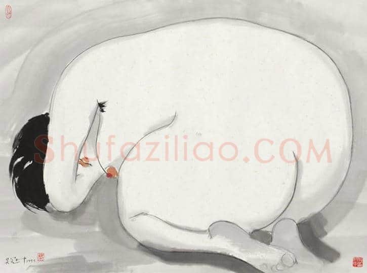 吴冠中人体绘画拍卖及欣赏 | 书画资料