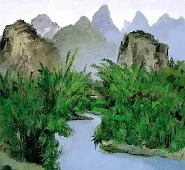 李可染、徐悲鸿、吴冠中等三位大师画漓江 | 书画学堂