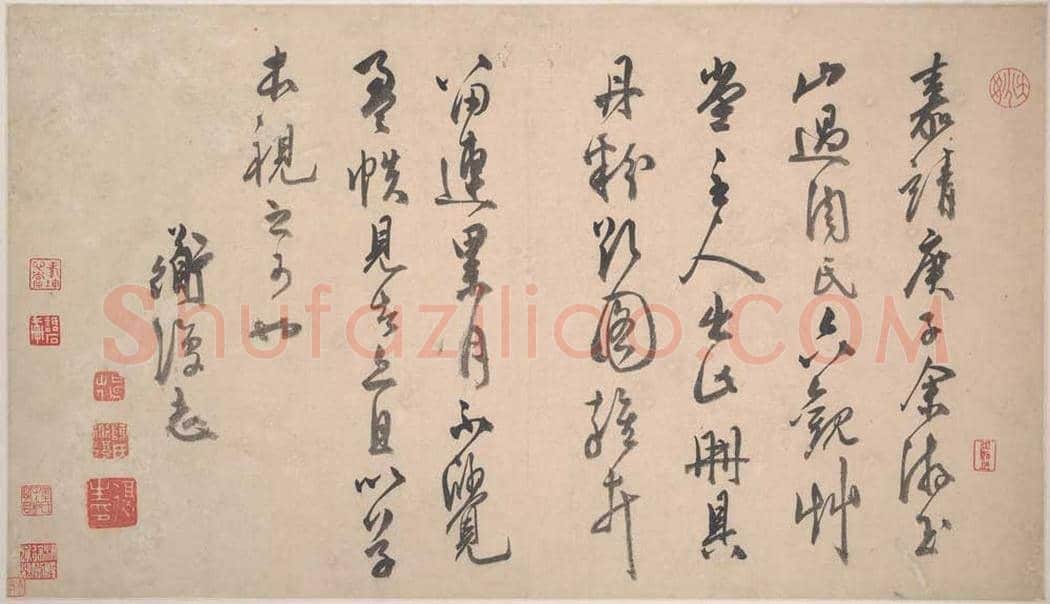陈淳《花卉图》高清大图欣赏 | 书画常识