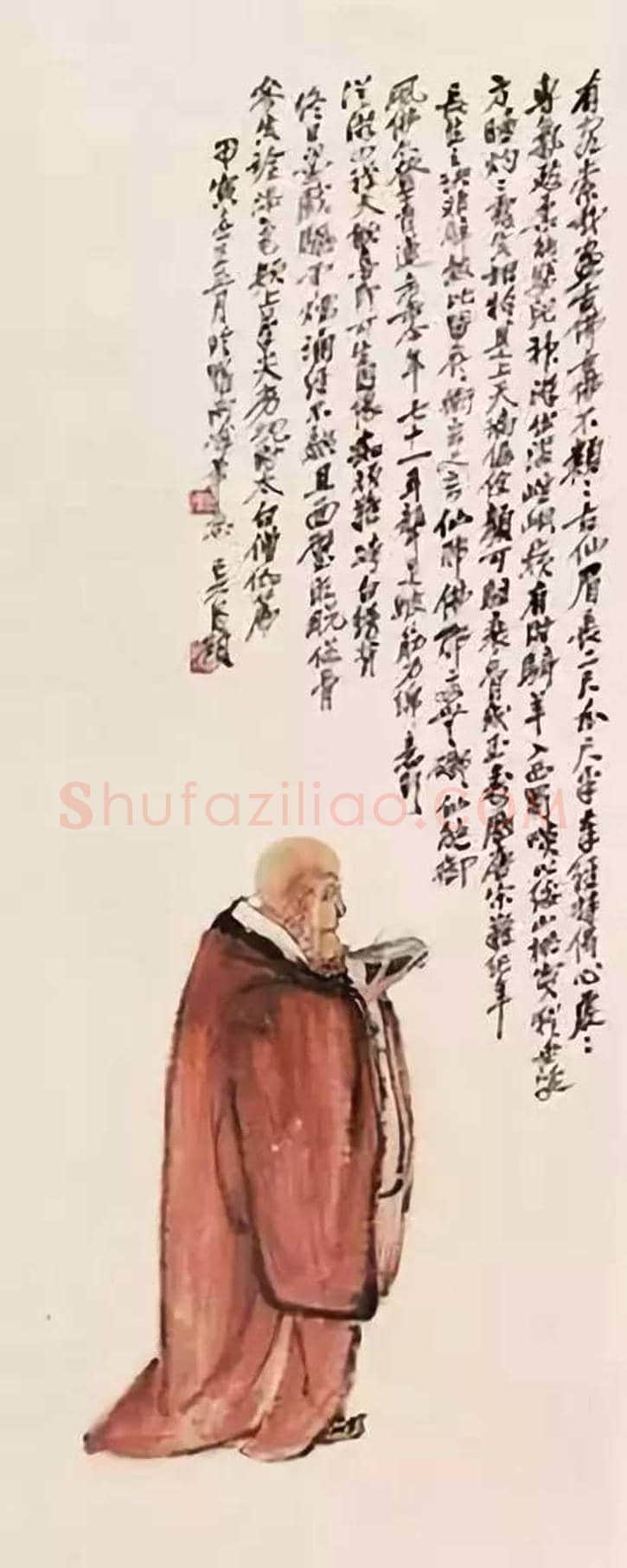 吴昌硕人物画欣赏 | 书画资料