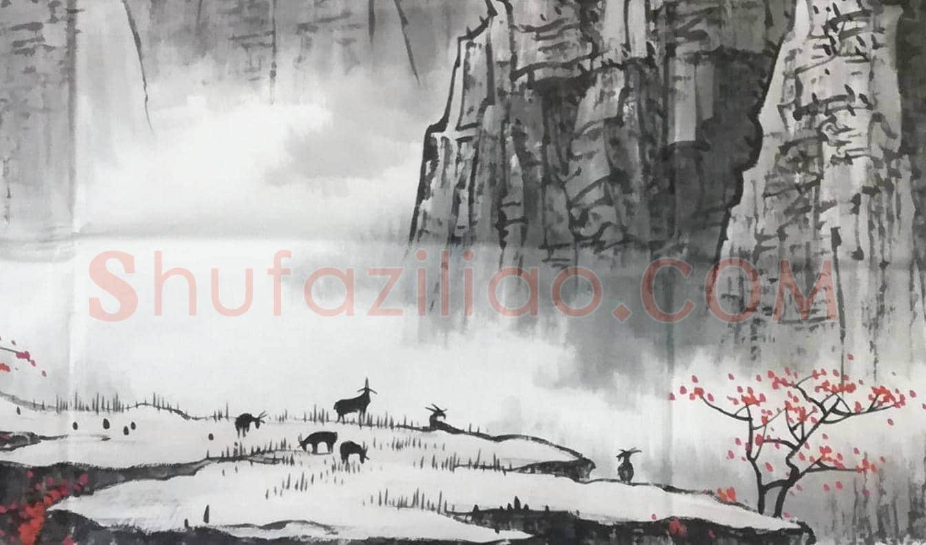 白雪石山水画《漓江之春》 | 国画赏析
