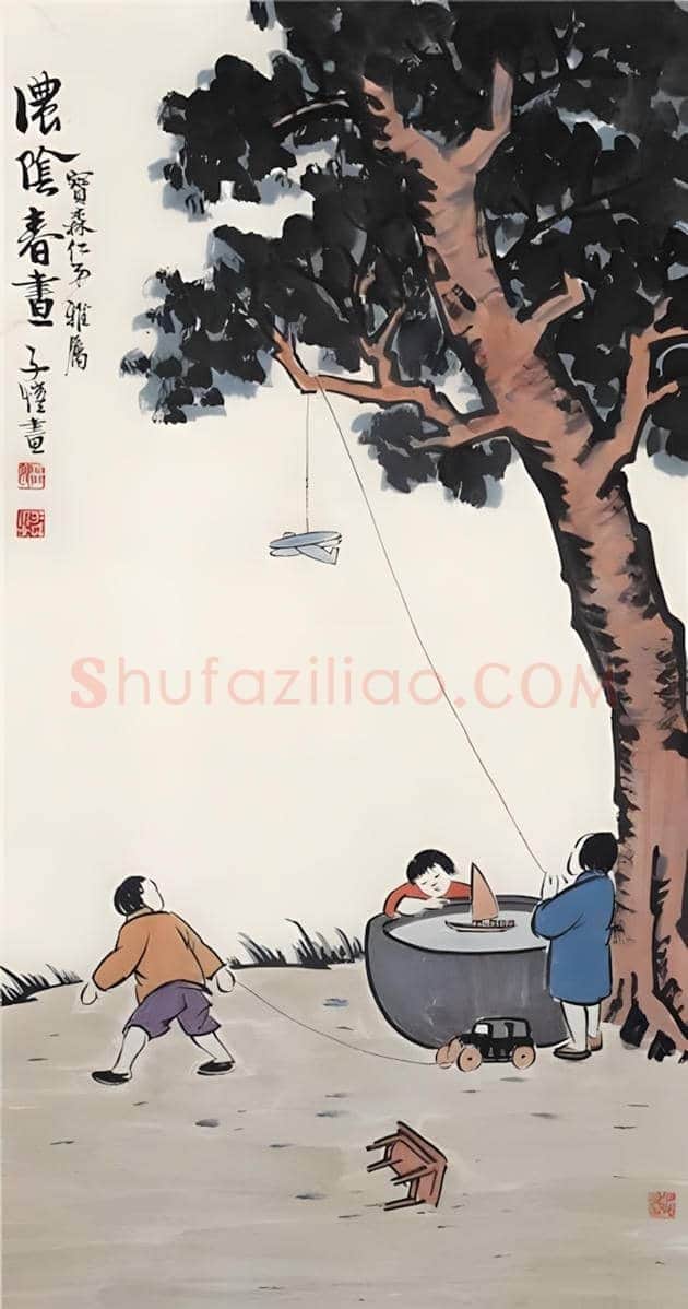 丰子恺的儿童漫画作品 | 书画讲解