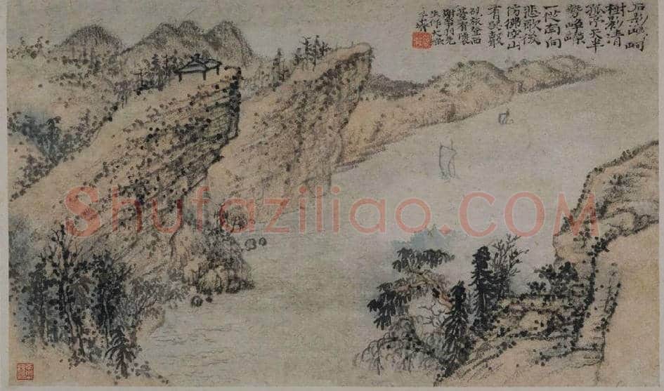石涛神品《石涛上人山水册》欣赏 | 书画百科