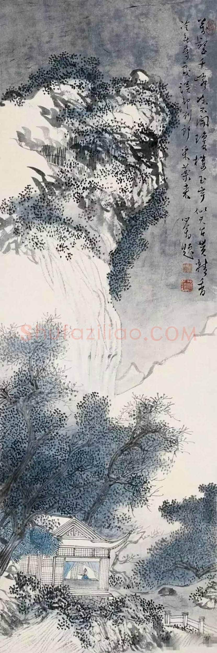溥儒雪景山水作品欣赏 | 书画讲解