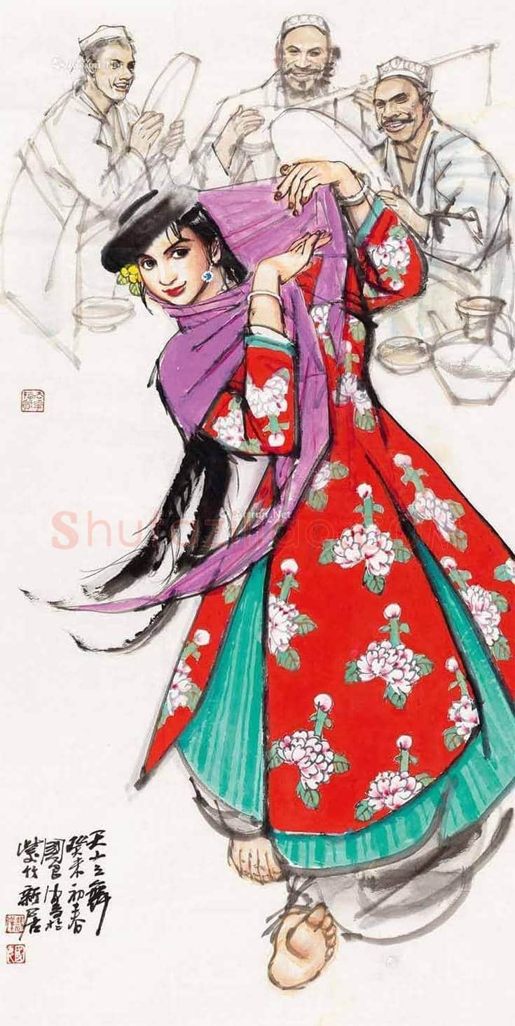 史国良新疆风情人物画拍卖情况 | 书画文摘