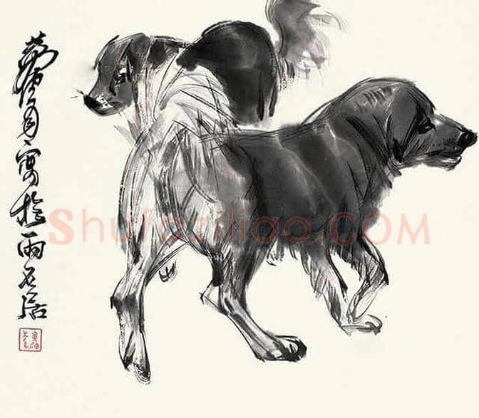 黄胄笔下的小动物,栩栩如生 | 书画常识