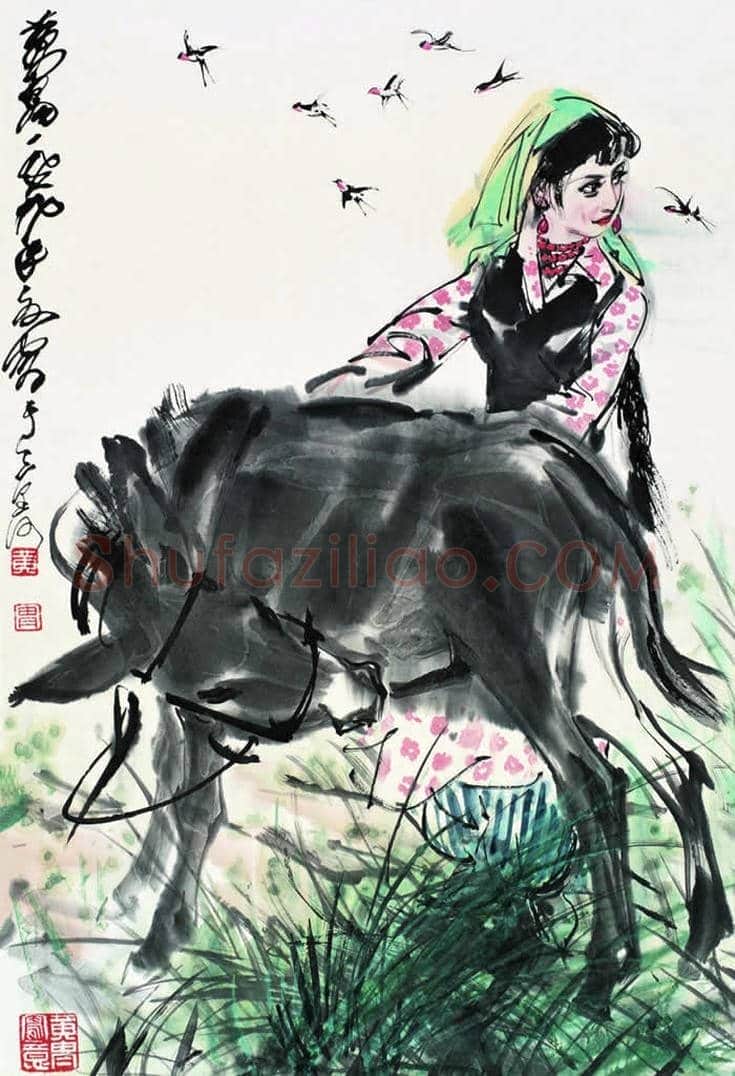 黄胄作品欣赏【高清大图】 | 书画知识