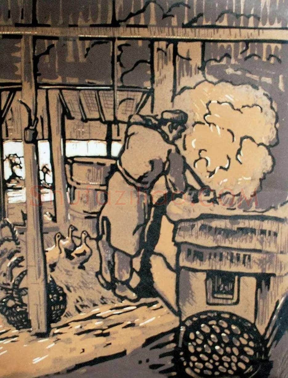 赖少其版画作品欣赏 | 书画百科