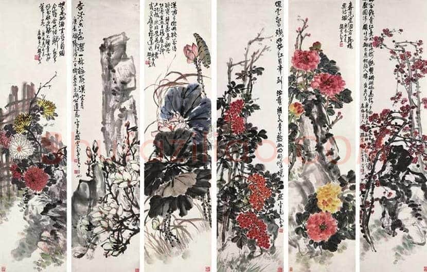 赵云壑花鸟画欣赏 | 书画资料