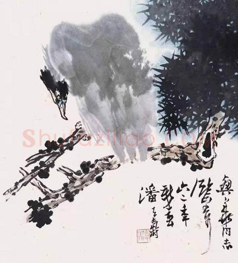 潘天寿笔下的鹰鹫图,一味霸悍! | 书画讲解