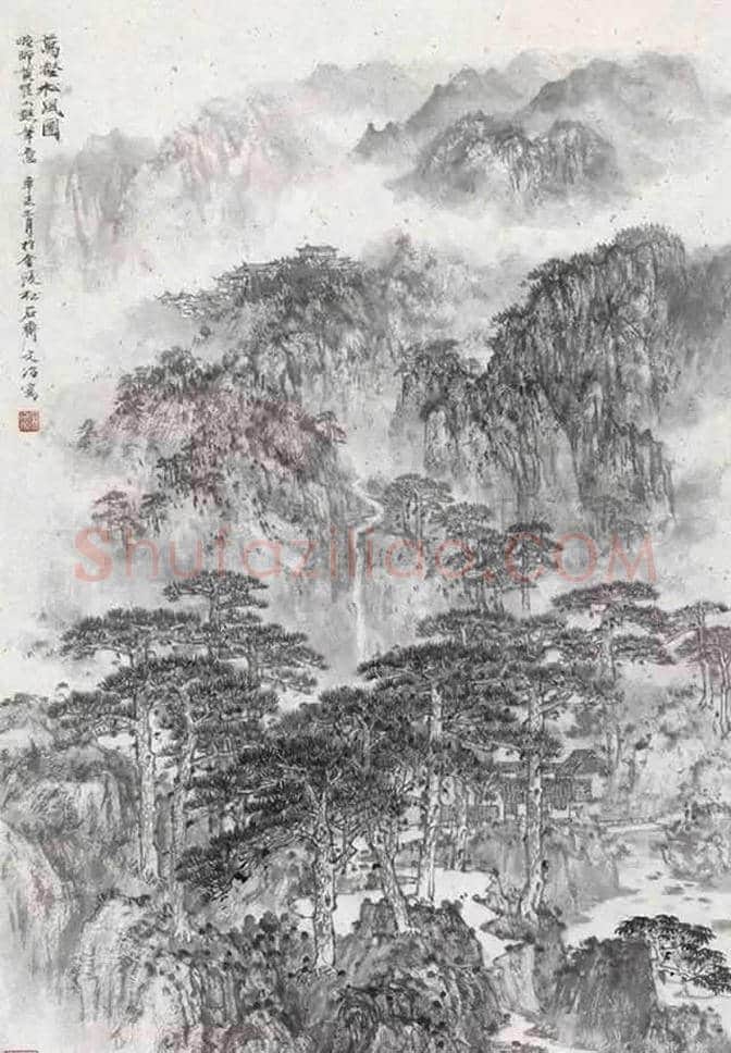 傅抱石等金陵五大家山水画作品欣赏 | 书画文摘
