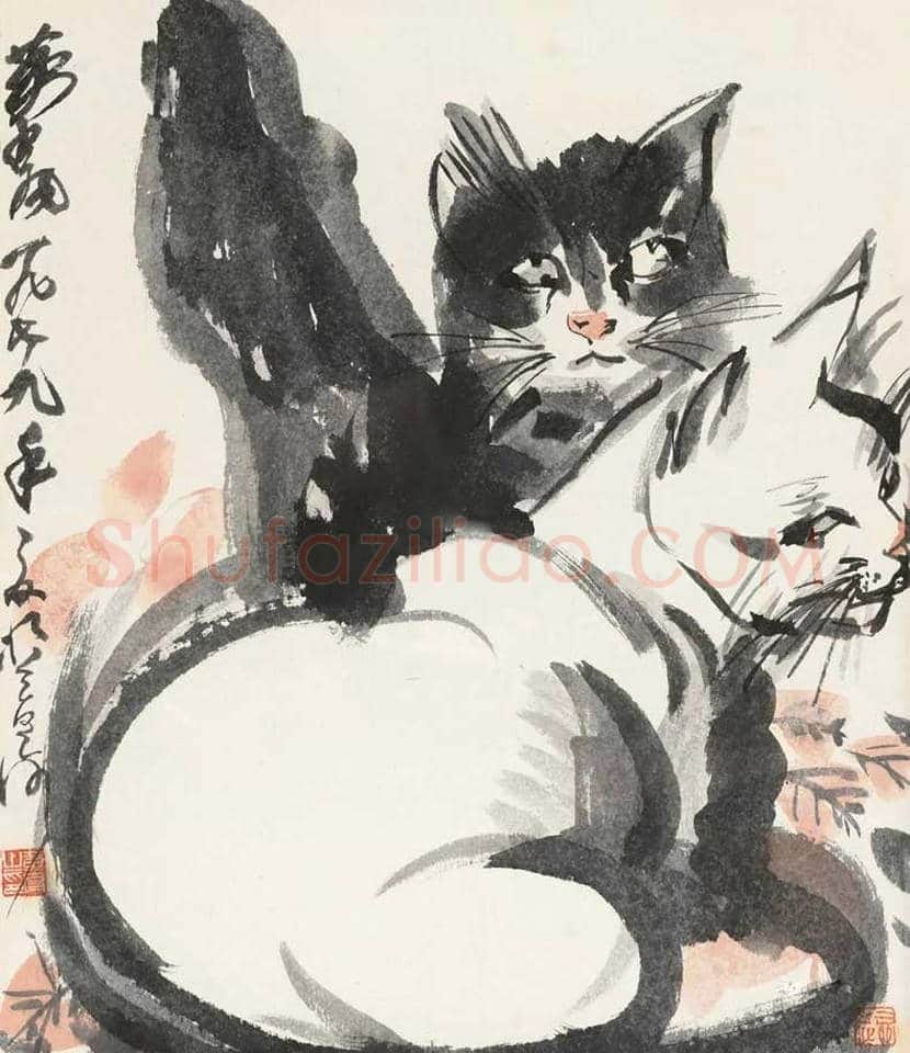 名家画猫作品欣赏 | 书画文摘