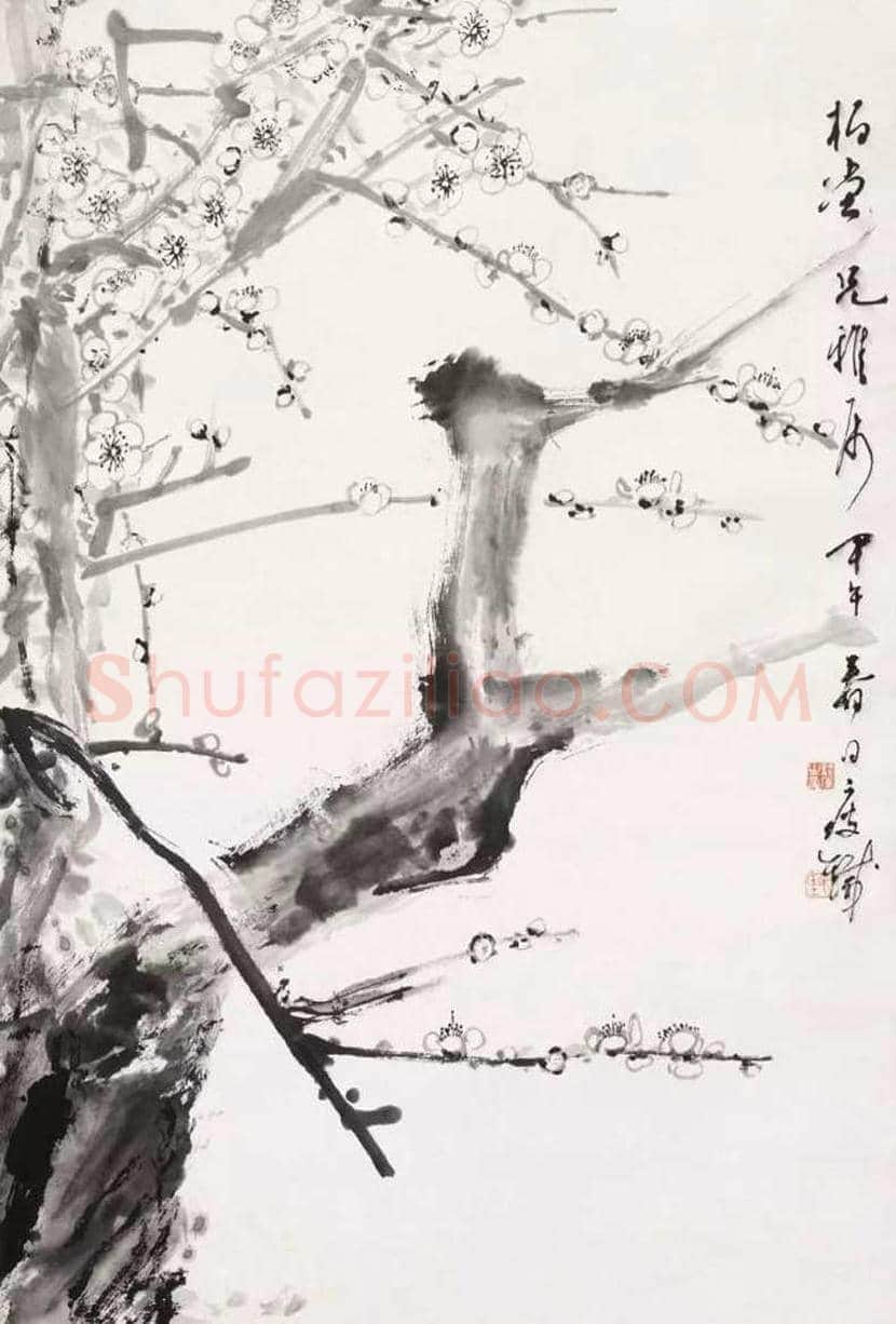 钱瘦铁梅花作品欣赏 | 书画百科