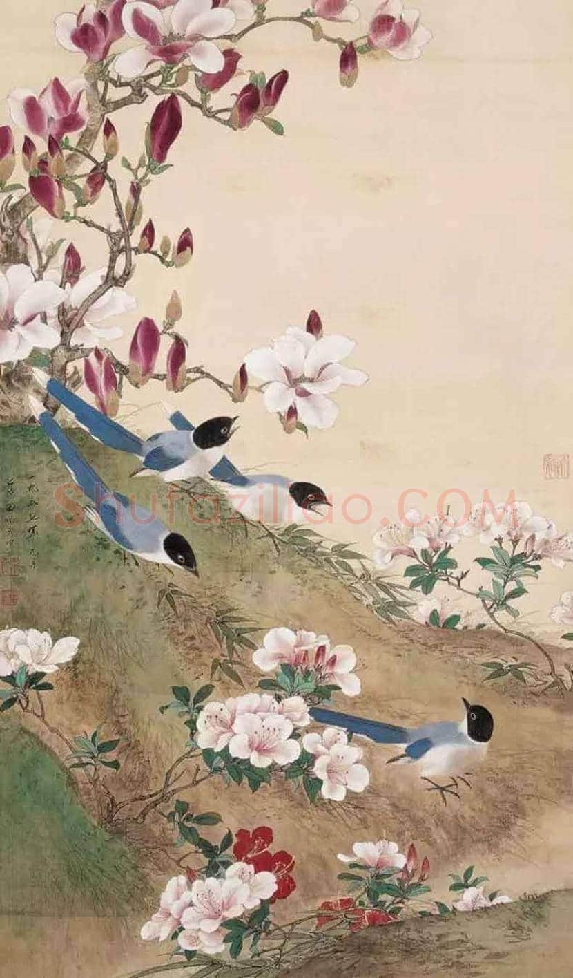 田世光花鸟画作品欣赏 | 书画科普