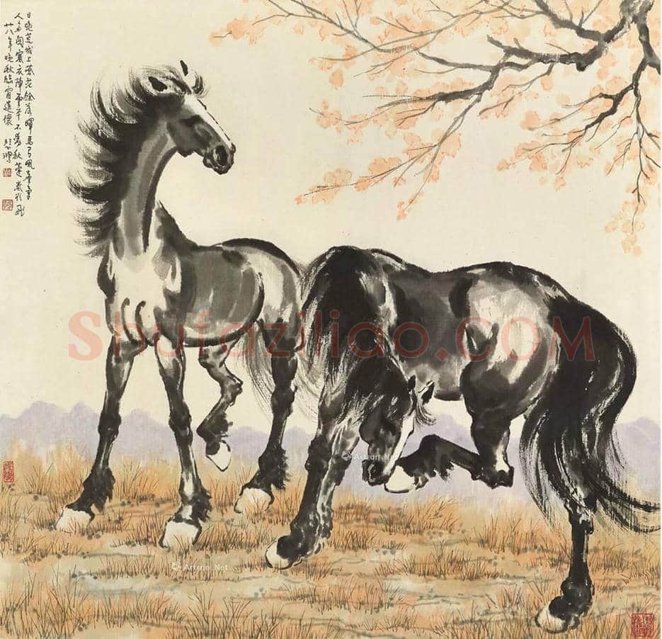 徐悲鸿的马拍卖价格,多少钱一平尺? | 书画科普