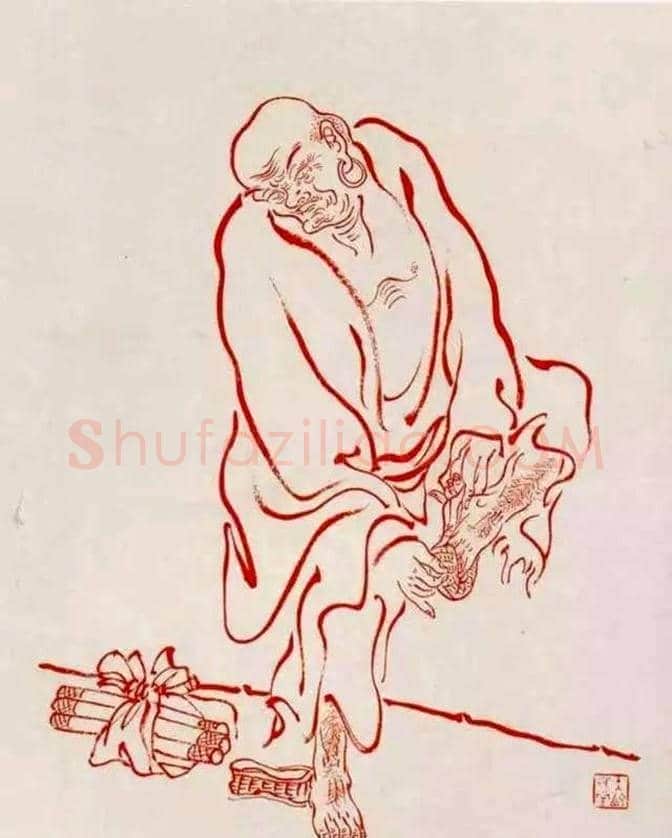弘一法师罗汉图欣赏 | 书画科普