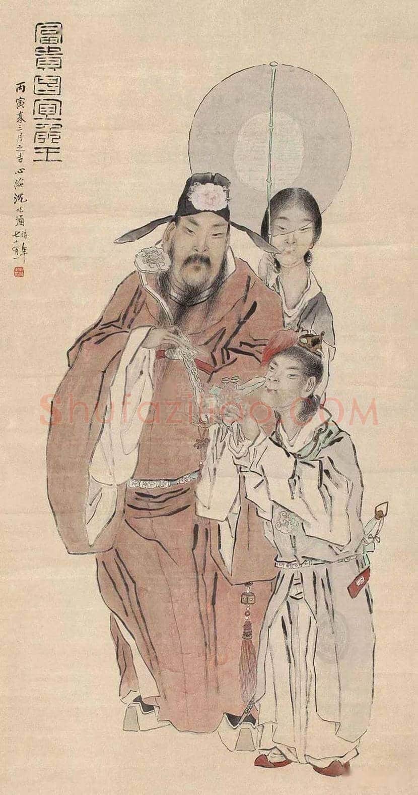沈心海人物画作品欣赏 | 书画文摘