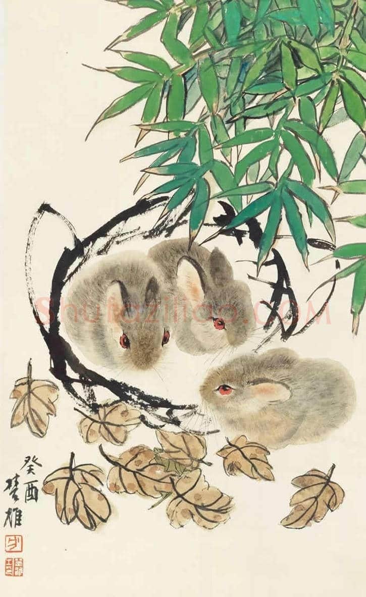 方楚雄工笔动物欣赏,很有乡土气息 | 书画资料