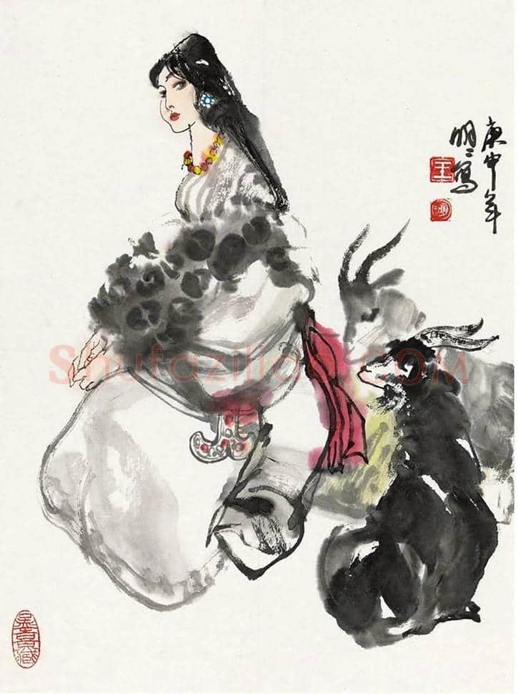 王明明人物画之时装人物少女篇 | 书画百科