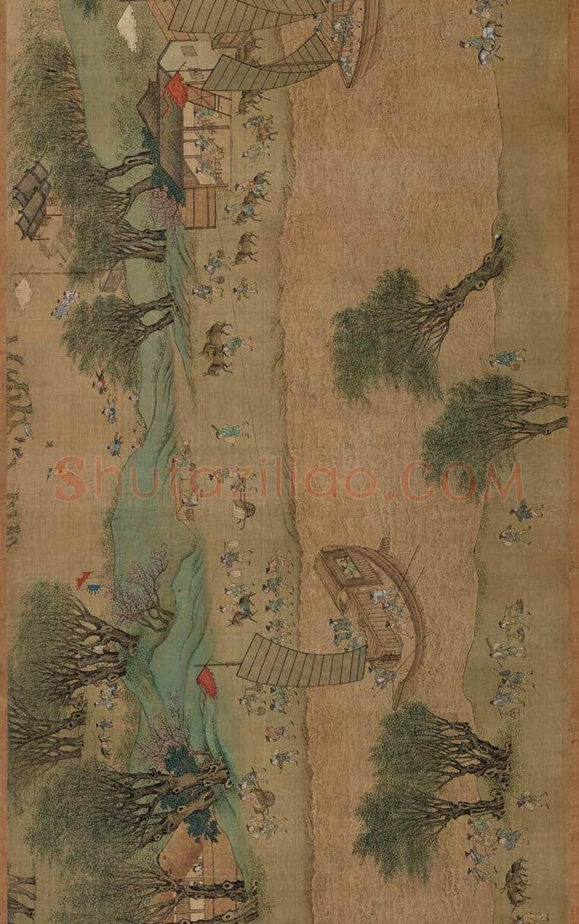 仇英《清明上河图》 欣赏 | 著名国画图片