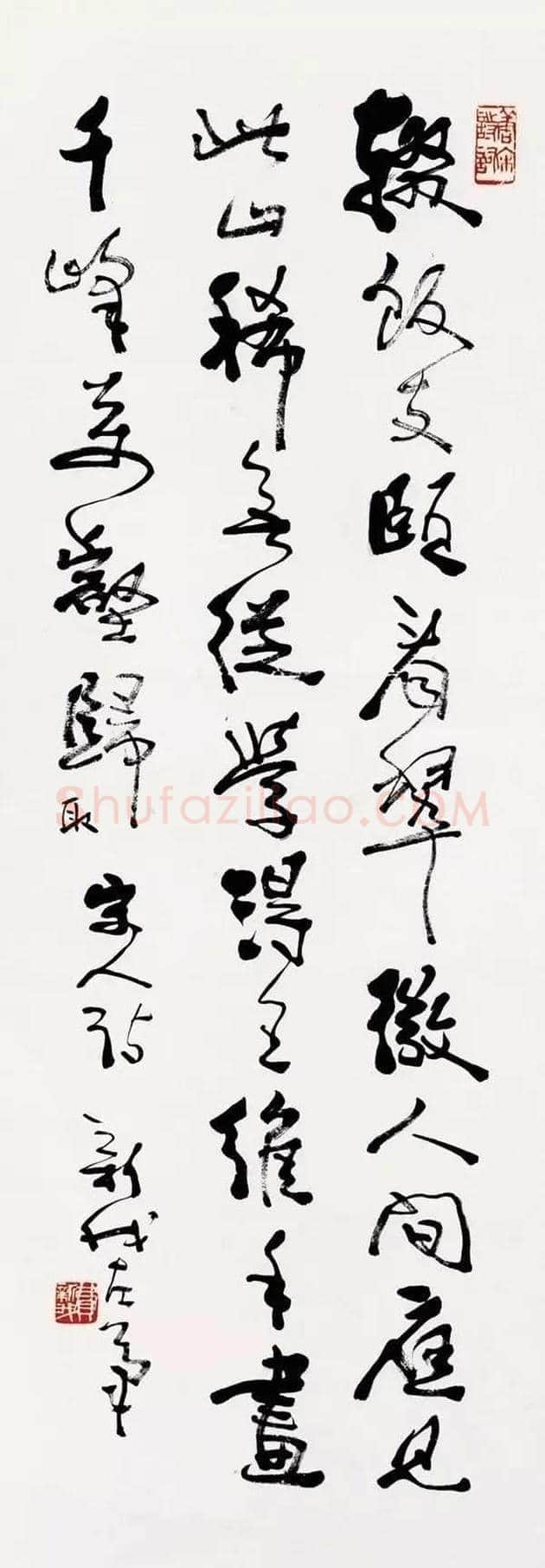 费新我书法欣赏 | 书画学堂