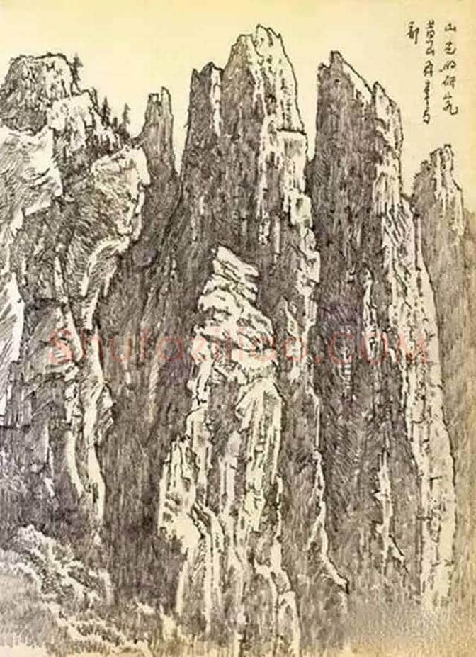 黄宾虹等大师创作手稿，太难得了！ | 书画百科