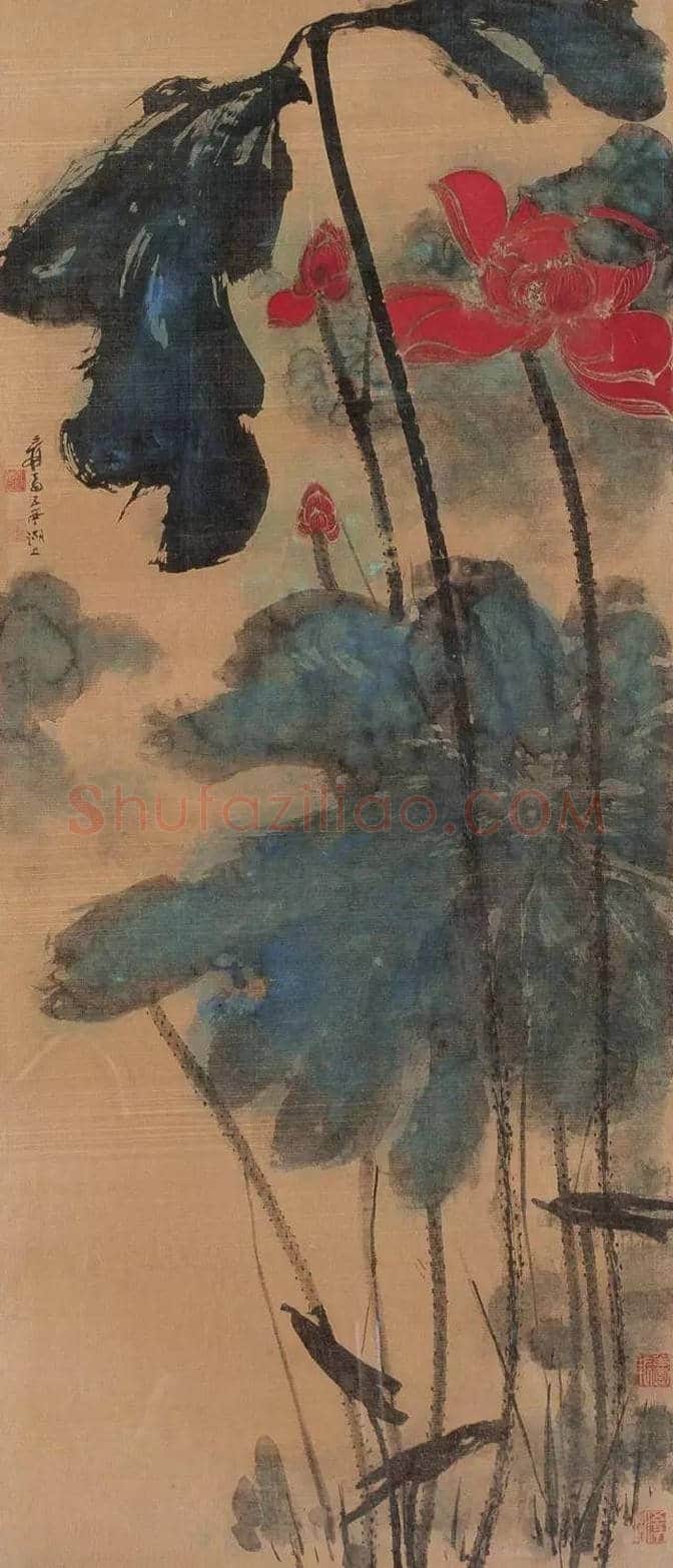国画大师张大千的百荷图欣赏！ | 书画文摘