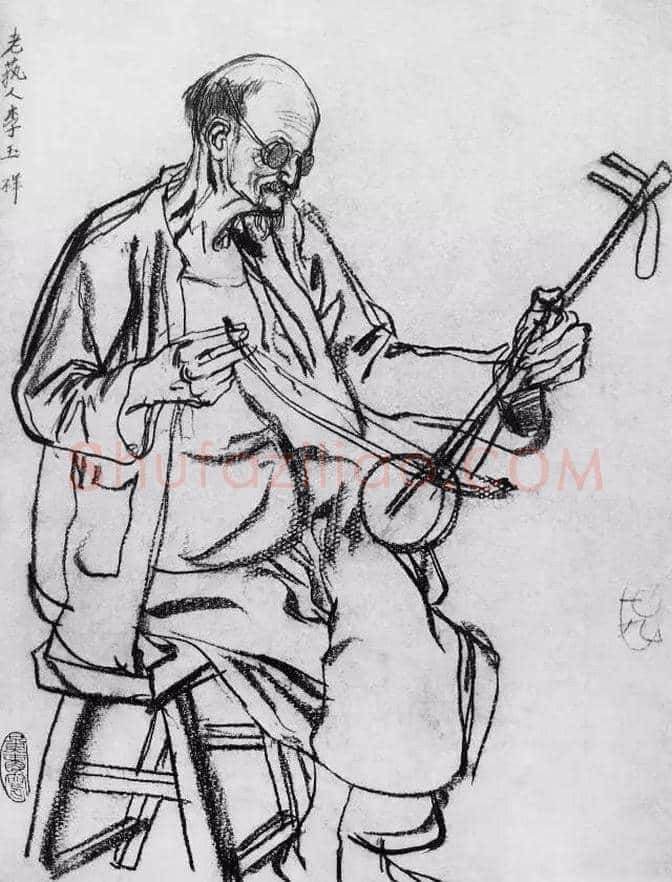 欣赏黄胄速写手稿100张！ | 书画学堂